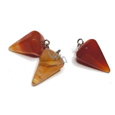 Karneol Sideric Pendel Naturstein 2,2 cm, 1 Stück, Lehren Sie uns hier und jetzt Karneol Sideric Pendel Naturstein 2,2 cm, 1 Stück, Lehren Sie uns hier und jetzt