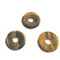 Tiger's Eye Donut Naturstein 30 mm, Stein der Sonne und der Erde, Stein der Sonne und der Erde, bringt Glück und Reichtum