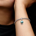Charms Sterling Silber 925 Thermo - Qualle mit wechselnden Farben, Tierarmband Anhänger