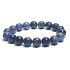 Sodalith-Armband elastisch Naturstein, Kugel 10 mm / 16 - 17 cm, Stein Kommunikation