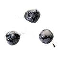Obsidianflocke Troml-Anhänger Naturstein, 2,2-3 cm, 1 Stück, Stein des Heils