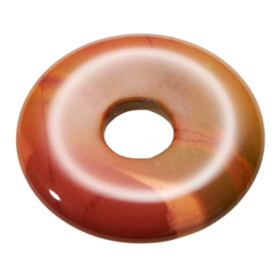 Mokait Donut Naturstein 30 mm, Motivationsstein, Motivationsstein