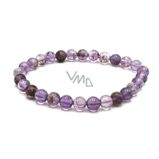 Quarz Phantom Armband elastisch, Natursteinkugel 6 mm / 16 - 17 cm, der perfekte Heiler Quarz Phantom Armband elastisch, Natursteinkugel 6 mm / 16 - 17 cm, der perfekte Heiler