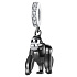Charms Sterling Silber 925 Gorilla, Tierarmband-Anhänger