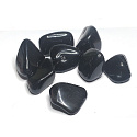 Obsidian Getrommelter Naturstein 40 - 100 g, 1 Stück, Rettungsstein