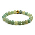 Chalcedon-Armband elastisch Naturstein, Kugel 8 mm / 16-17 cm, Stein "Liebe, Freude"