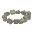 Pyrit-Eisen-Armband elastischer Naturstein aus abgerundeten Steinen 10 - 14 mm / 16 - 17 cm, Meister des Selbstbewusstseins und des Überflusses