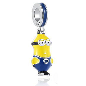 Charme Sterling Silber 925 ich Schurke - Mimons Mimoň Kevin, Anhänger an einem Armband Film