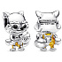 Charme Sterling Silber 925 Marvel Guardians of the Galaxy, Raccoon Rocket, Perle auf Armband Film