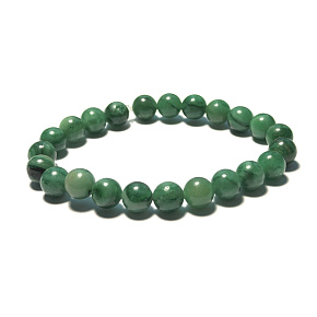 Smaragd Afrikanisches Armband elastisch Naturstein, Kugel 8 mm / 16 - 17 cm, Königsstein Smaragd Afrikanisches Armband elastisch Naturstein, Kugel 8 mm / 16 - 17 cm, Königsstein