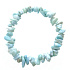 Larimar Armband elastisch Naturstein 19 cm, Stein der mythischen Atlantis