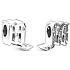 Charm Sterling Silber 925 Sternzeichen Glittering Scorpio, Perle für Armband