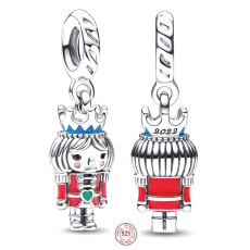 Charm Sterling Silber 925 Nussknacker, Jahrestag Armband Anhänger