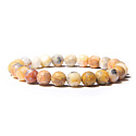 Crazy Achat Armband elastisch Naturstein, Kugel 8 mm / 16 - 17 cm, bringt Erfolg ins Leben