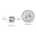Sterling Silber 925 Travel the World Würfel Charme, Reise Armband Bead