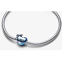 Sterling Silber 925 Graduation - Blaues Graduation Herz 2023, Graduate Bead Bracelet