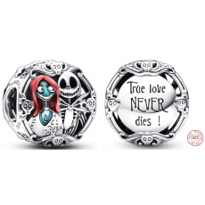 Charms Sterling Silber 925 Tim Burton - The Nightmare Before Christmas, Perle für Weihnachtsarmband