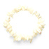Perlenarmband elastisch gehackter Naturstein 19 cm, AA Qualität, Symbol der Weiblichkeit