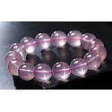 Růženin Mei Han Xing náramek elastický přírodní kámen, kulička 13-14 mm / 16 - 17 cm, kámen lásky