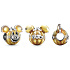 Charme Sterling Silber 925 Disney Mickey Mouse Kürbis geformt Perle auf Halloween Armband