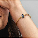Charm Sterlingsilber 925 Planet Erde, Anhänger für Armband Weltraum