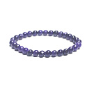 Charoit / Charoit Armband elastischer Naturstein, Kugel 6 mm / 16 -17 cm, Magie und Zauber, Wunder aus Jakutien