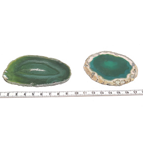 Achat grün Scheibe Naturstein 1 Stück, symbolisiert das Element Erde Achat grün Scheibe Naturstein 1 Stück, symbolisiert das Element Erde