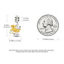 Sterling Silber 925 leuchtend - Sternzeichen Löwe, Anhänger für Armband