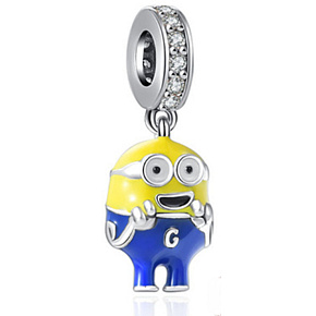 Charme Sterling Silber 925 Ich Schurke - Mimoni Mimoň Otto, Anhänger für Armband Folie