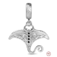 Charms Sterling Silber 925 Fledermaus, Tierarmband Anhänger