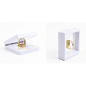 3D-Universal-Kunststoffrahmen mit Folie, weiß 11 x 11 cm