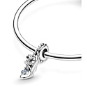 Charme Sterling Silber 925 Disney Cinderella Pantoffel, Anhänger für Armband