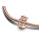 Charm Sterling Silber 925 Disney Lion King - Nala Rose, Perle für Armband Film