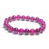 Tigerauge rosa Armband elastischer Naturstein, Kugel 8 mm / 16-17 cm, Stein der Sonne und Erde, bringt Glück und Reichtum