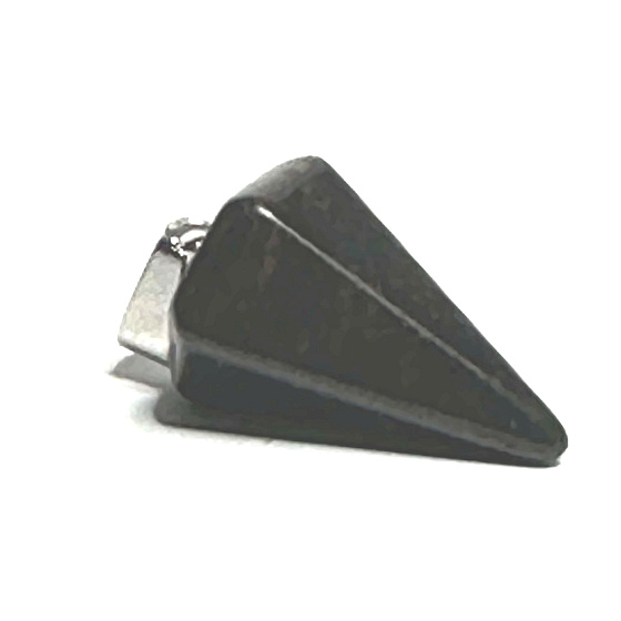 Obsidian Pendel Naturstein 2,2 cm, Stein des Heils
