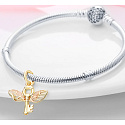 Sterling Silber 925 Harry Potter - Geflügelter Schlüssel, Armbandanhänger