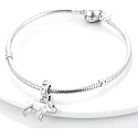 Charm Sterlingsilber 925 Hund - Französische Bulldogge, Anhänger für Armband Tier