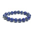 Lapislazuli Armband elastisch Naturstein, Kugel 10 mm / 16 - 17 cm, Harmonie Stein