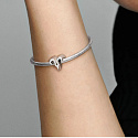Charm Sterling Silber 925 Sternzeichen Widder Glitzernd, Perle für Armband