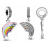 Charme Sterling Silber 925 Regenbogen, Armband Anhänger Symbol