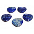 Lapis Lazuli Hmatka, Heilstein in Form eines Herzens Naturstein 3 cm 1 Stück, Stein der Harmonie