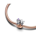 Charm Sterling Silber 925 Disney Mickey Mouse & Minnie Mouse Halloween Kürbis Luminose Bead Armband