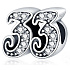 Charme Sterling Silber 925, 33 Jahrestag, Perle für Armband