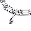 Charms Sterling Silber 925 Schlüsselanhänger - Mini Medaillon, Anhänger für Liebesarmband