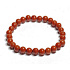 Jaspis rot Armband elastisch Naturstein, Kugel 6 mm / 16-17 cm, Vollpflege Stein