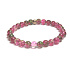 Quarz rot Armband elastisch Naturstein, Kugel 6 mm / 16-17 cm, die perfekte Heiler