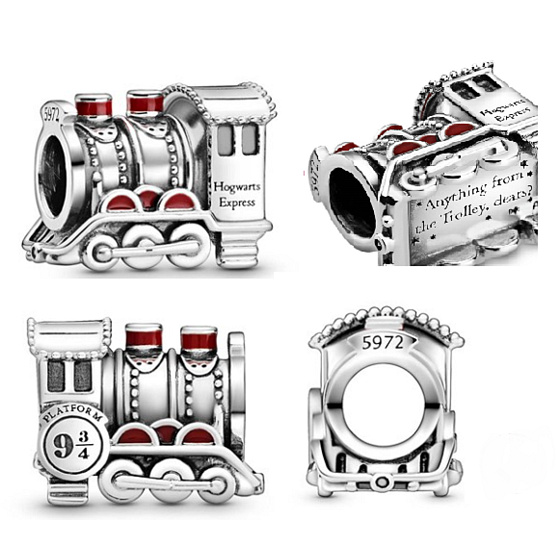 Sterling Silber 925 Harry Potter - Hogwarts Express, Armband Perle