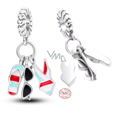 Charm Sterling Silber 925 Chic style - Sommer Spaß, Brille, Badeanzug, Flip Flops, 3in1 Armband Anhänger, Interessen Charm Sterling Silber 925 Chic style - Sommer Spaß, Brille, Badeanzug, Flip Flops, 3in1 Armband Anhänger, Interessen
