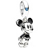 Charm Sterling Silber 925 Disney Mickey Mouse, Film-Armband-Anhänger
