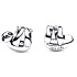 Charme Sterling Silber 925 Faultier, Perle auf Armband Tier